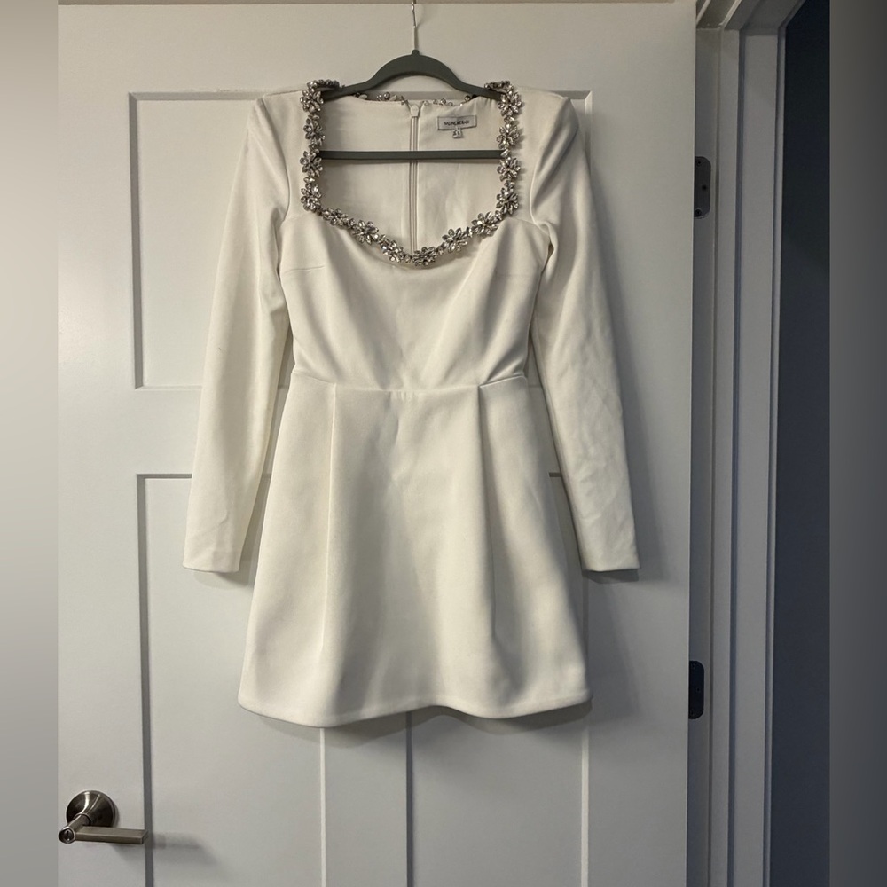 NADINE MERABI Kimberly White Dress in size small - Picture 8 of 14